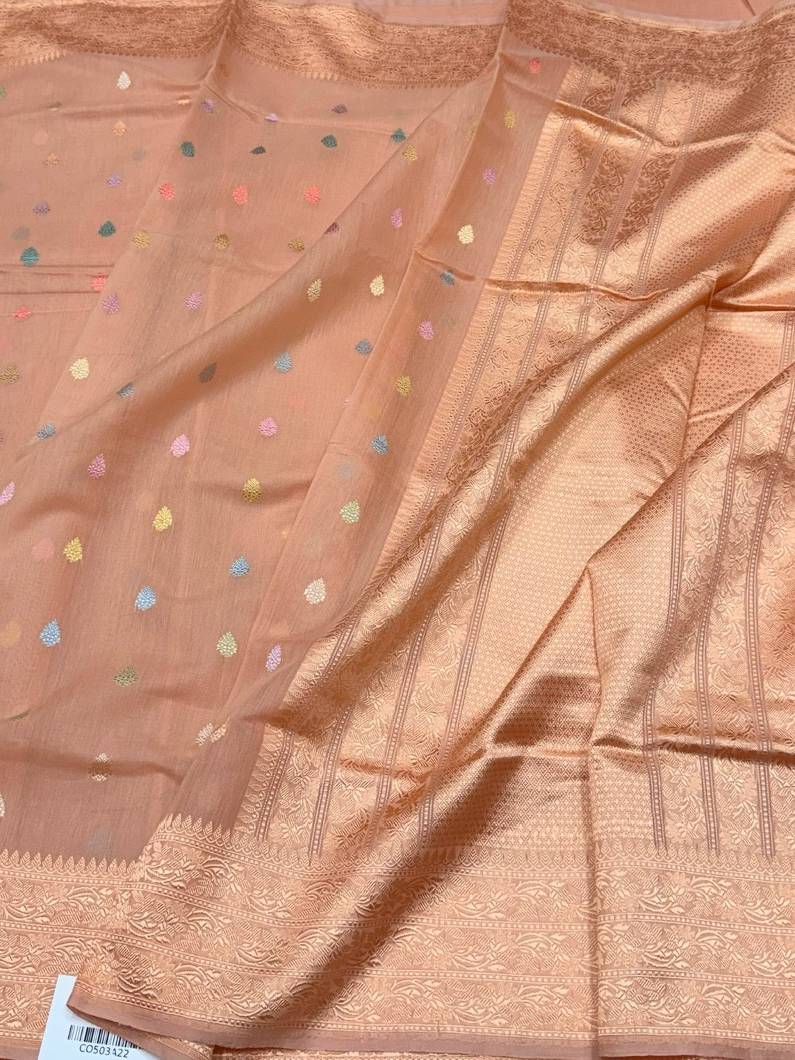 Handwoven Pure Banarasi Cotton Saree