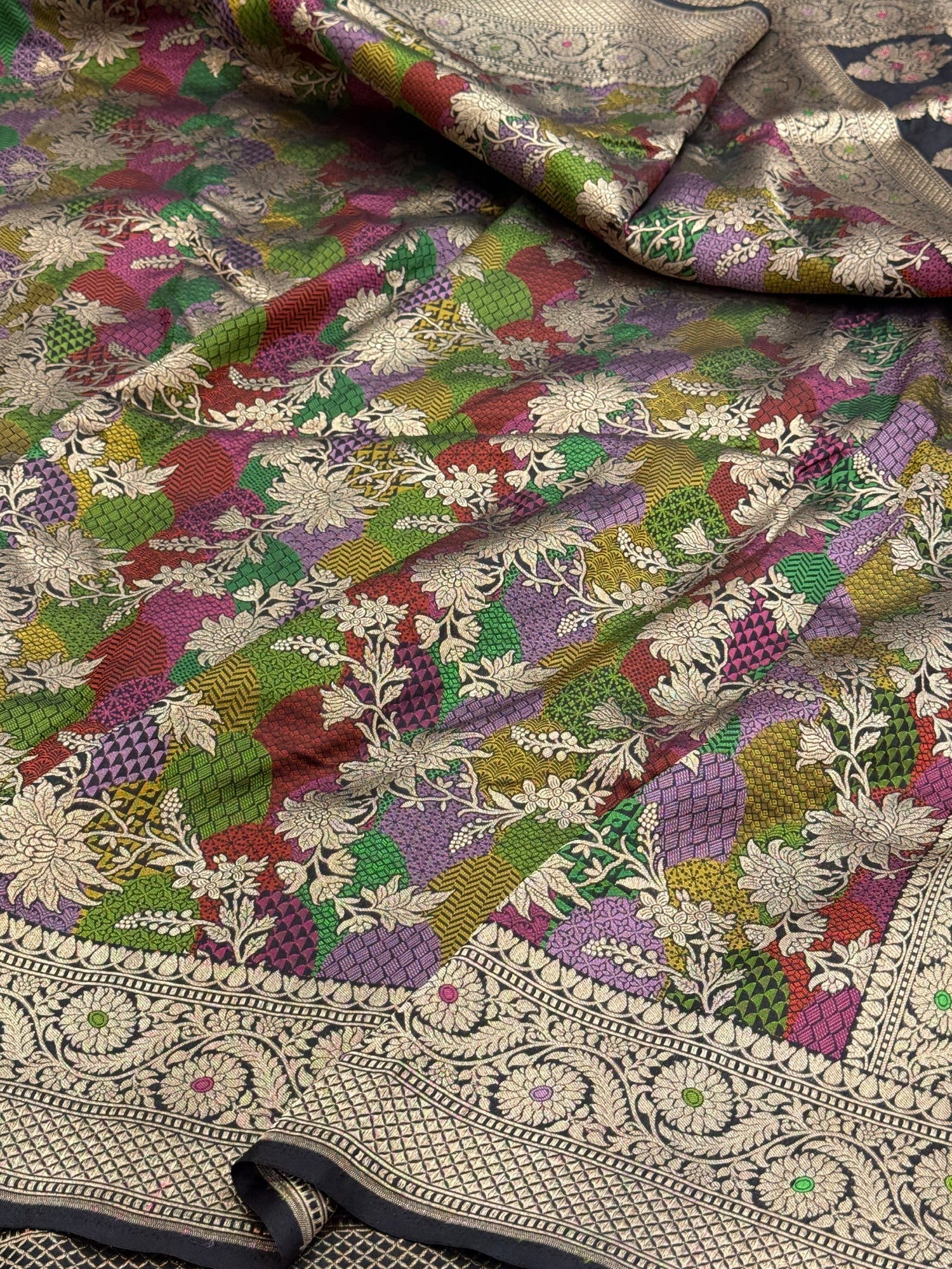 Banarasi Tilfi Minakari Pure Silk Saree