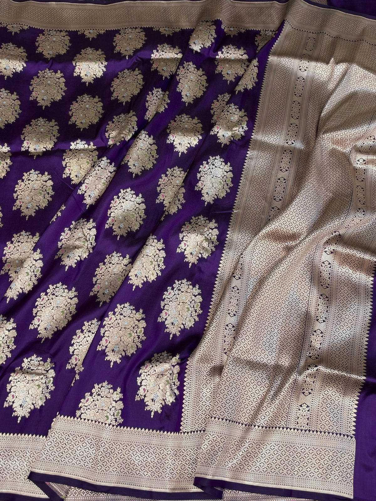 Banarasi Minakari Pure Katan Silk Saree