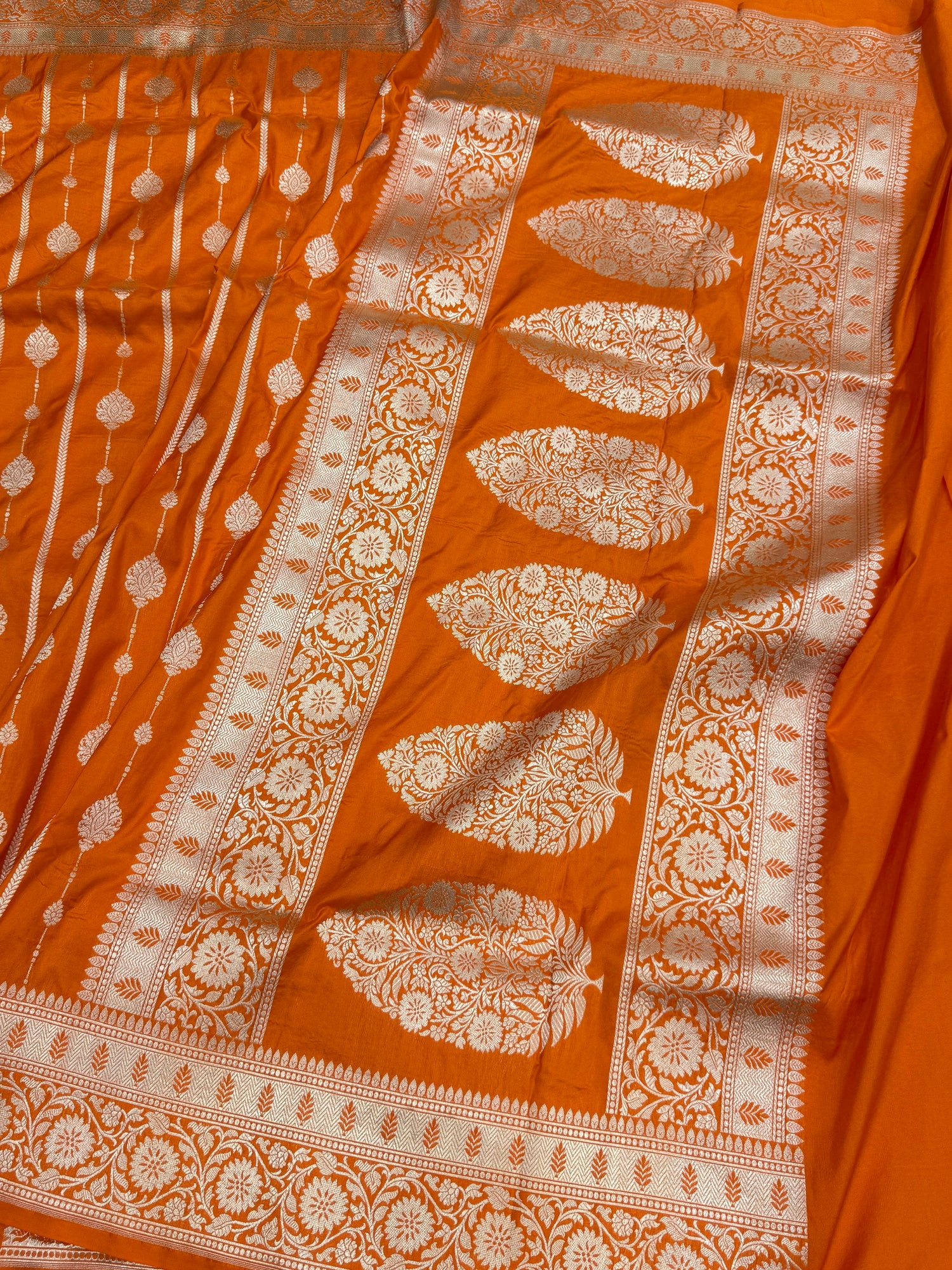 Banarasi Pure Katan Silk Saree | Pure Silk | Cutwork Technique | Banarasi Katan Silk Saree