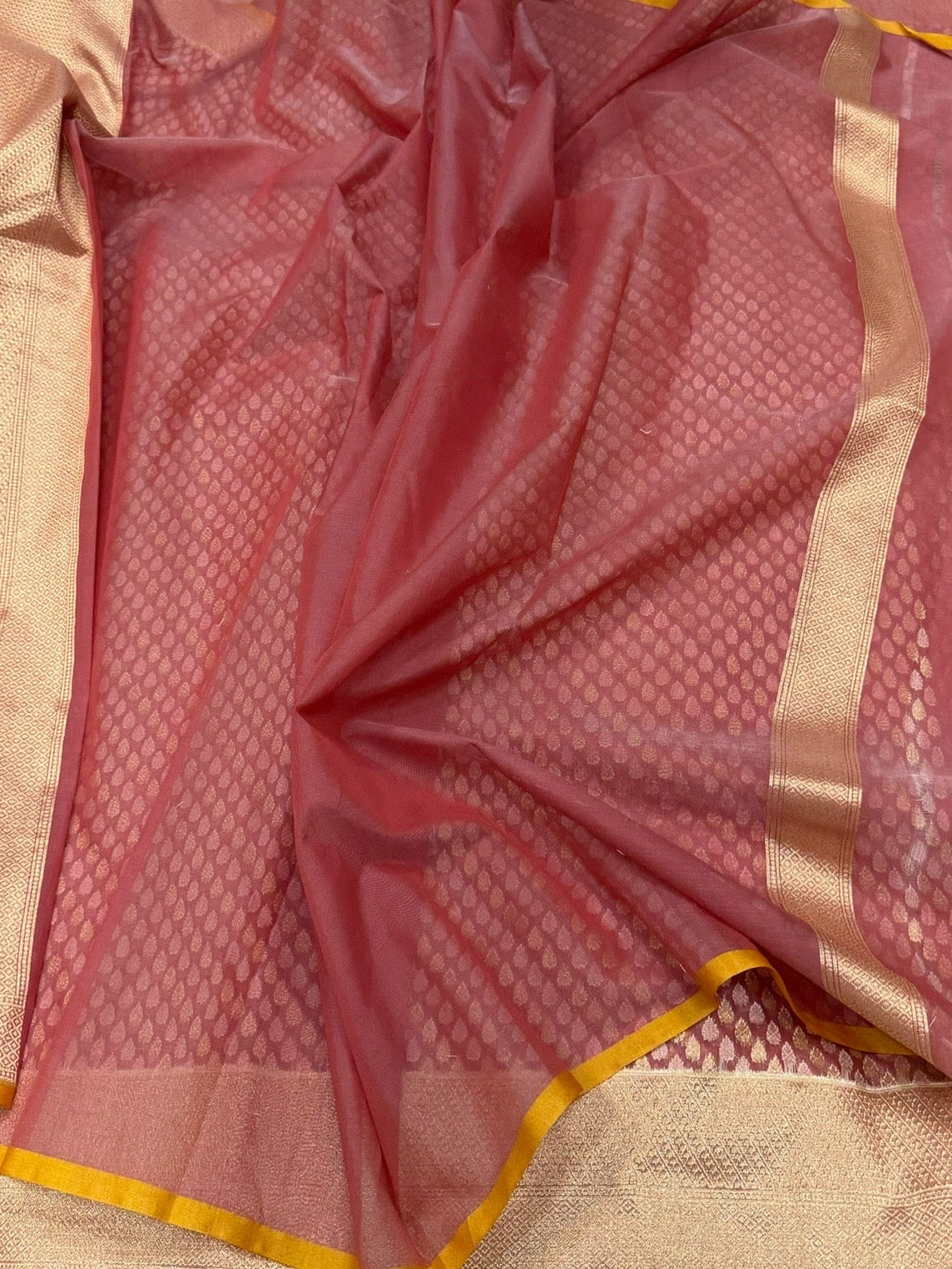 Banarasi Pure Kora Cotton Saree