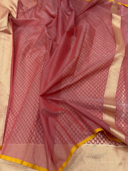 Banarasi Pure Kora Cotton Saree