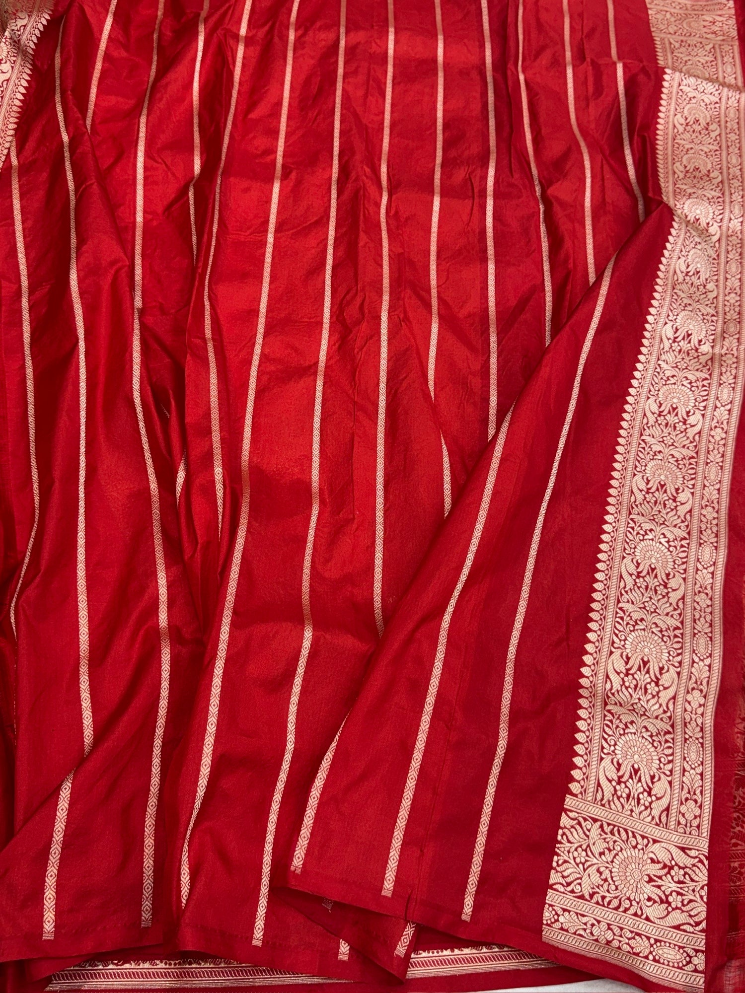 Banarasi Pure Katan Silk Saree | Pure Silk | Cutwork Technique | Banarasi Katan Silk Saree