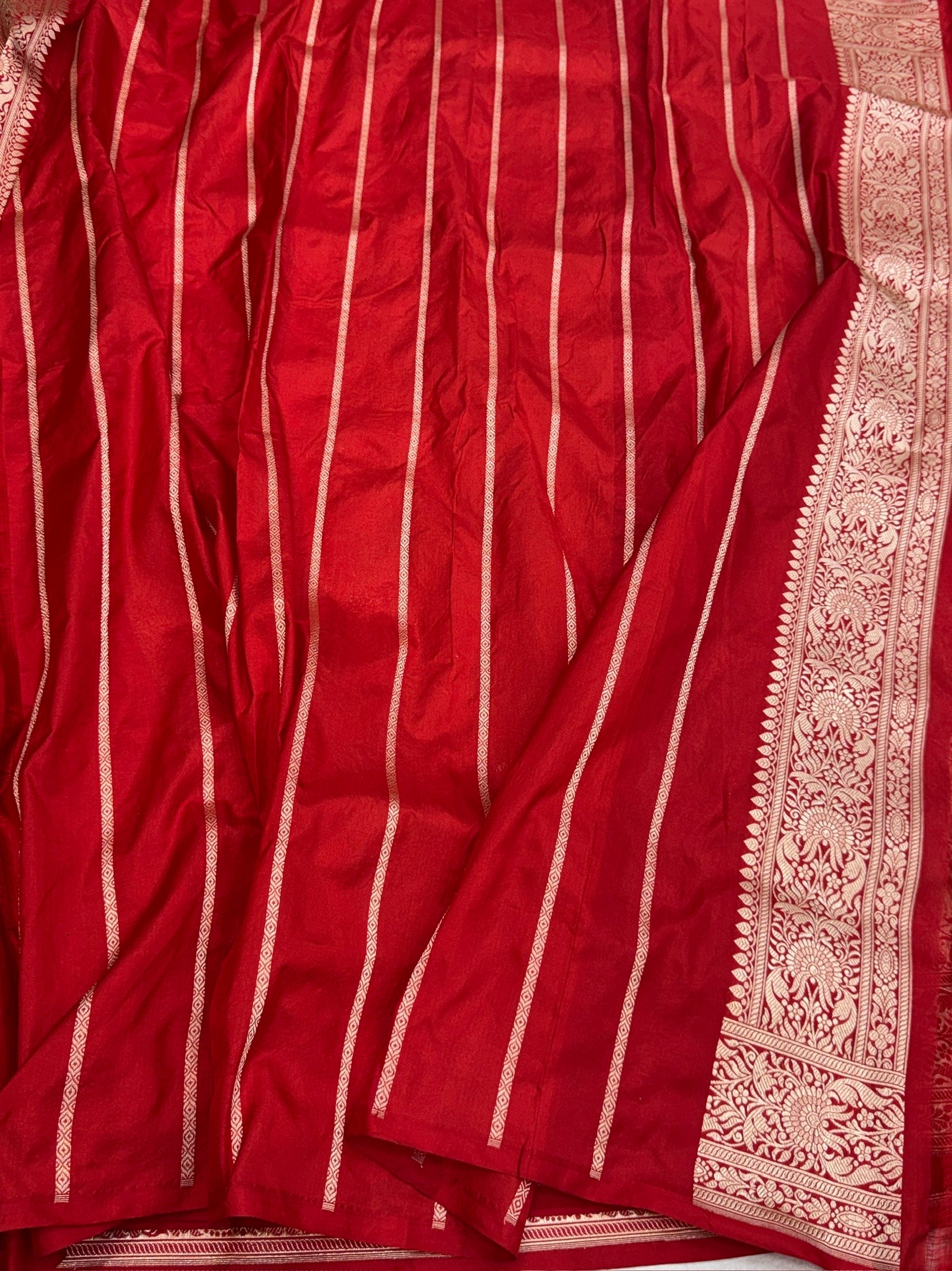 Banarasi Pure Katan Silk Saree | Pure Silk | Cutwork Technique | Banarasi Katan Silk Saree