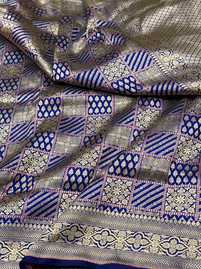 Banarasi Minakari Pure Silk Brocade Saree