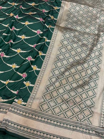 Banarasi Minakari Pure Katan Silk Saree