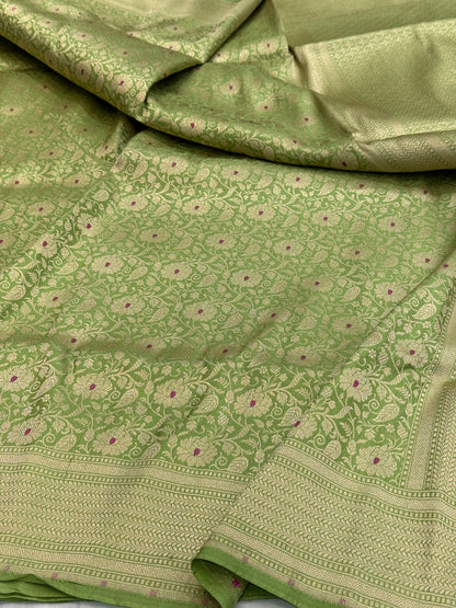Banarasi Minakari Pure Silk Brocade Saree