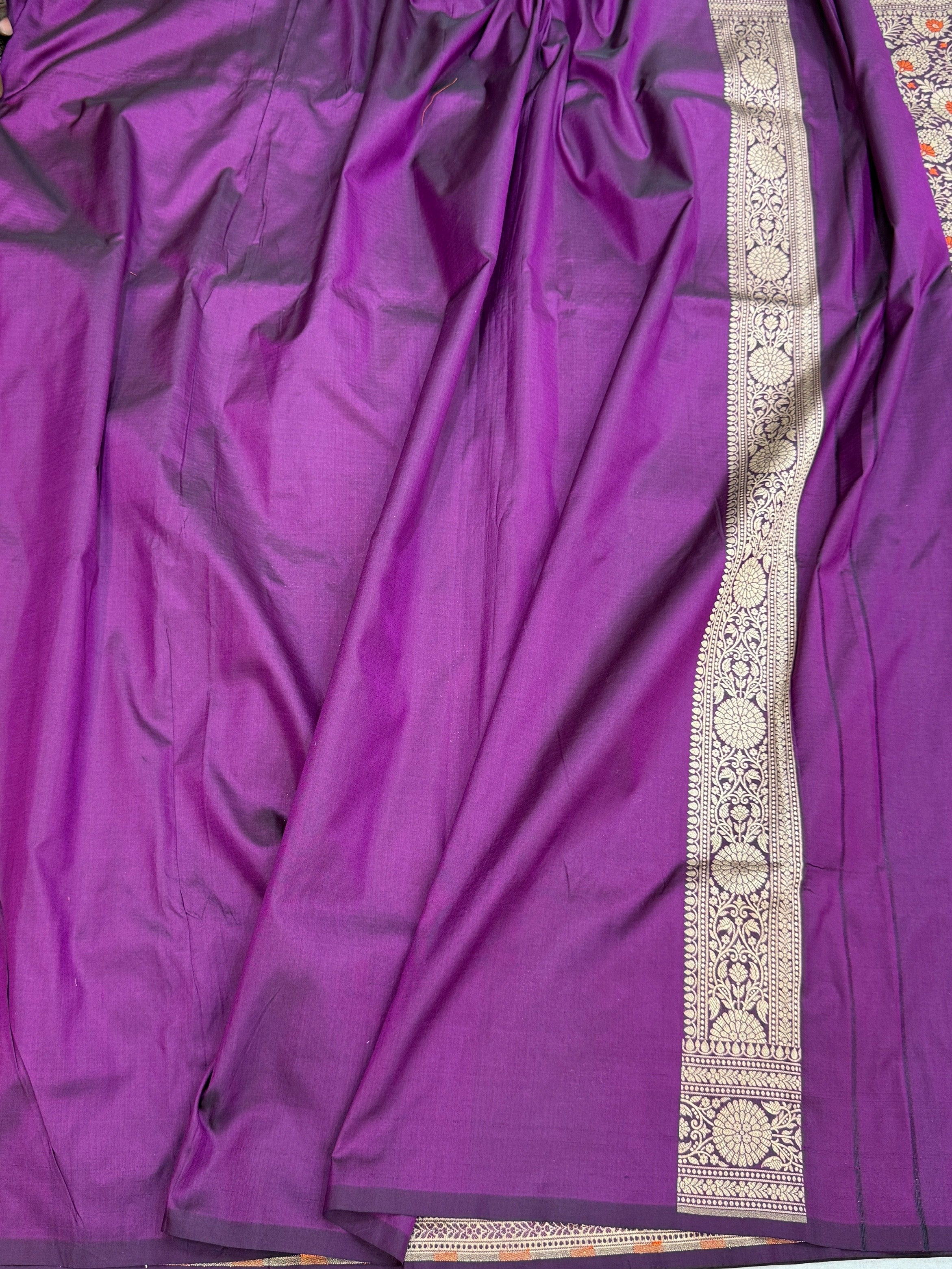 Banarasi Minakari Pure Katan Silk Brocade Saree – Rich Traditional Brocade Weave