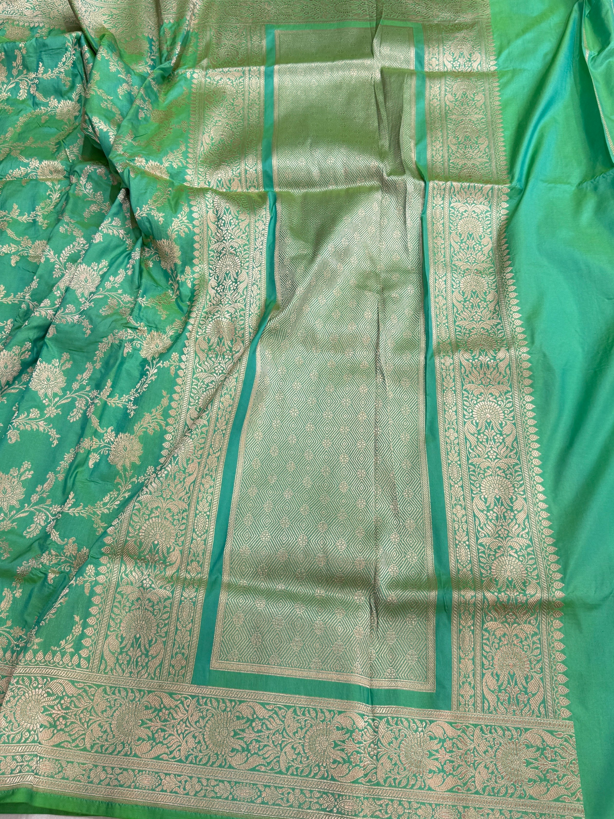 Banarasi Pure Katan Silk Saree | Pure Silk | Cutwork Technique | Banarasi Katan Silk Saree