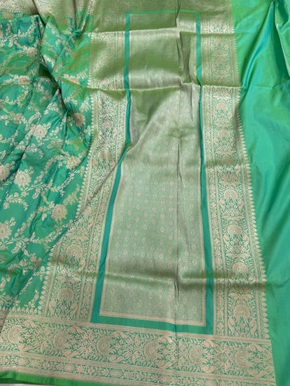 Banarasi Pure Katan Silk Saree | Pure Silk | Cutwork Technique | Banarasi Katan Silk Saree