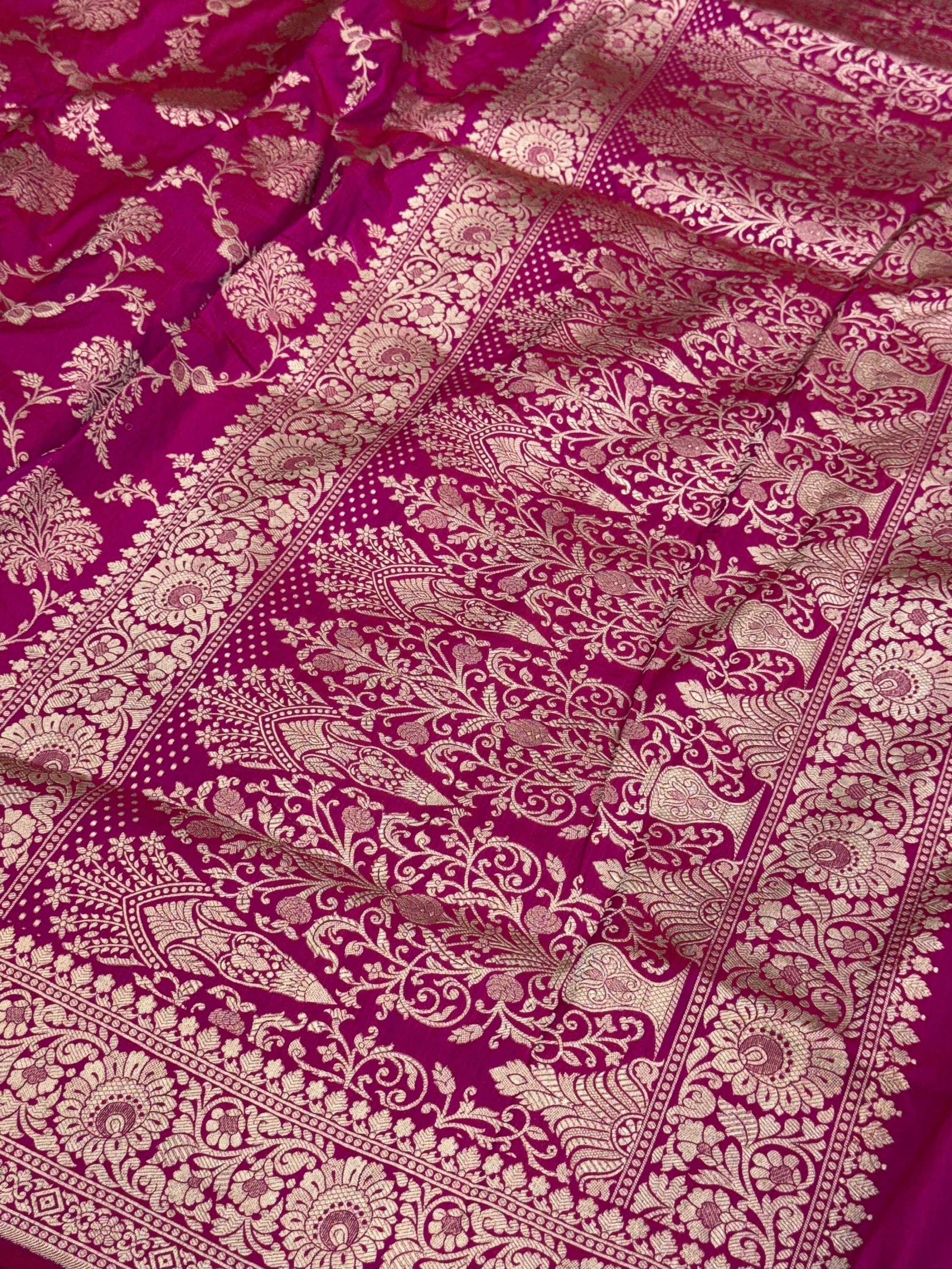Banarasi Pure Katan Silk Saree | Pure Silk | Cutwork Technique | Banarasi Katan Silk Saree