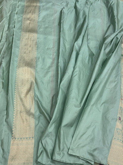 Banarasi Minakari Pure Silk Brocade Saree | 100% Pure Katan Silk