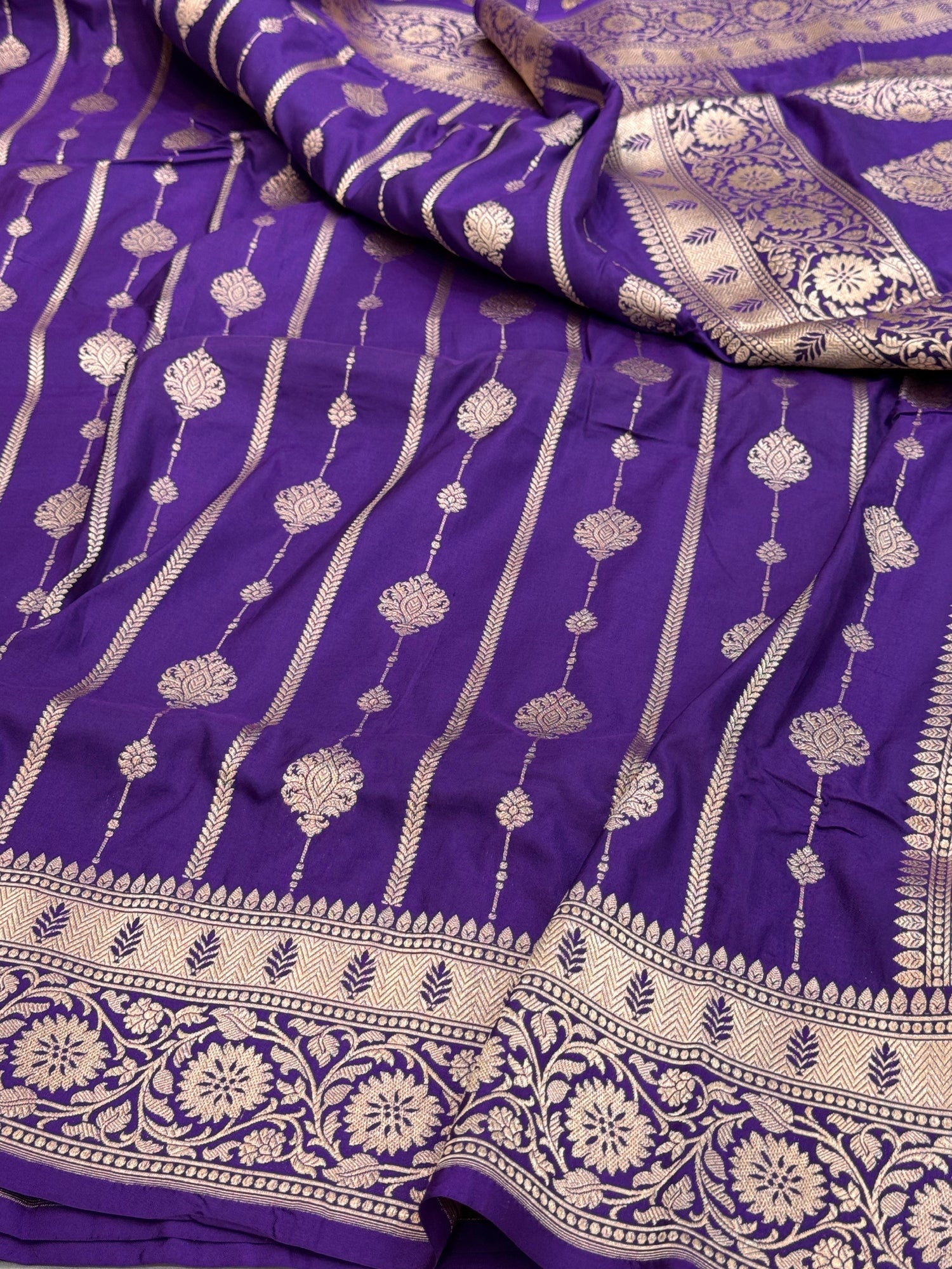 Banarasi Pure Katan Silk Saree | Pure Silk | Cutwork Technique | Banarasi Katan Silk Saree