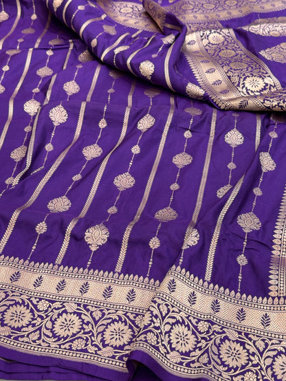 Banarasi Pure Katan Silk Saree | Pure Silk | Cutwork Technique | Banarasi Katan Silk Saree