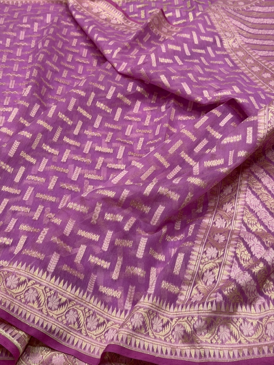 Banarasi Pure Kora Cotton Saree