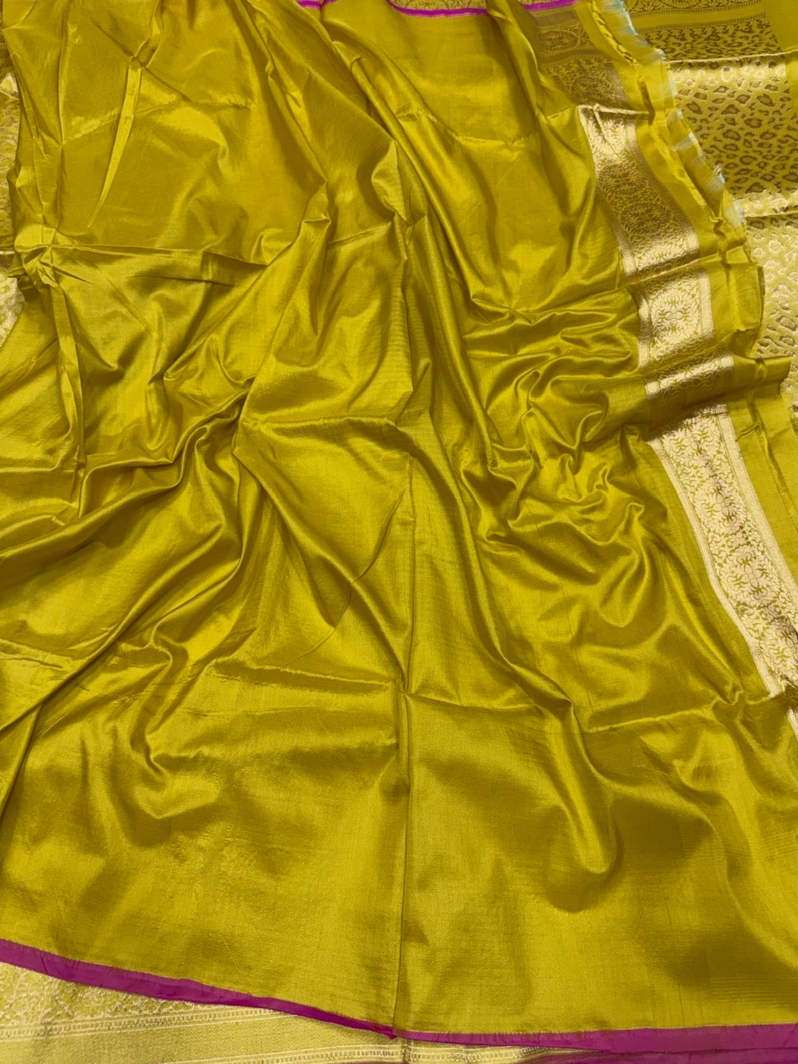 Banarasi Pure Silk Brocade Saree | 100% Pure Katan Silk with Minakari Work