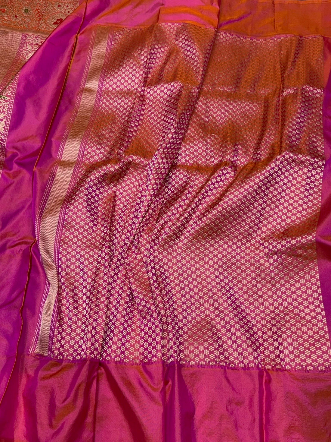 Royal Blue Handwoven Pure Banarasi Ektara Silk Saree