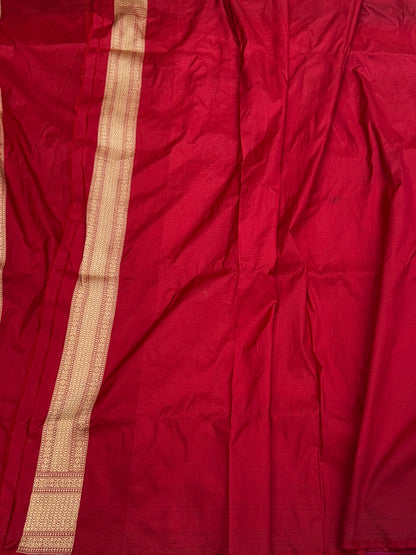 Red Rangkaat Banarasi Pure Silk Saree