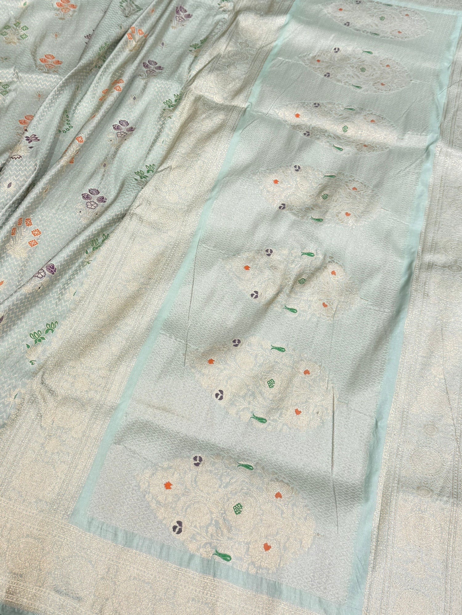 Banarasi Minakari Pure Silk Brocade Saree