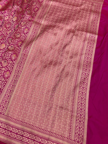 Banarasi Minakari Pure Silk Brocade Saree