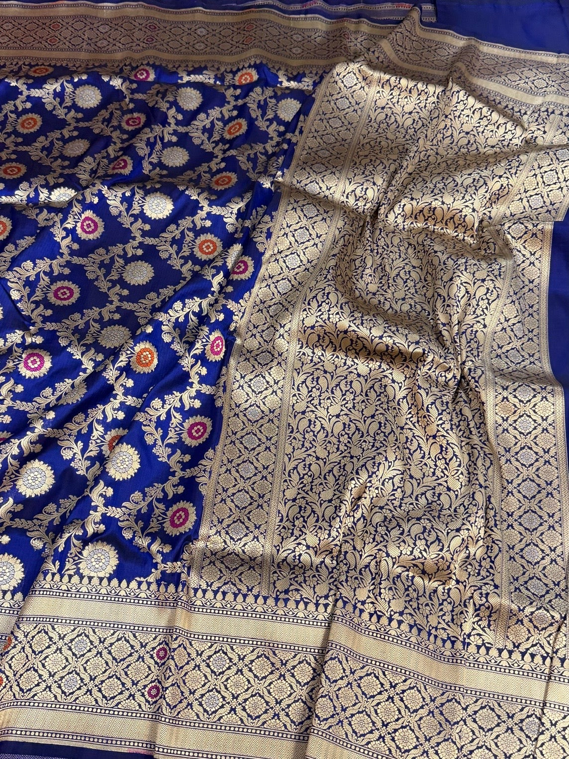 Banarasi Minakari Pure Katan Silk Saree