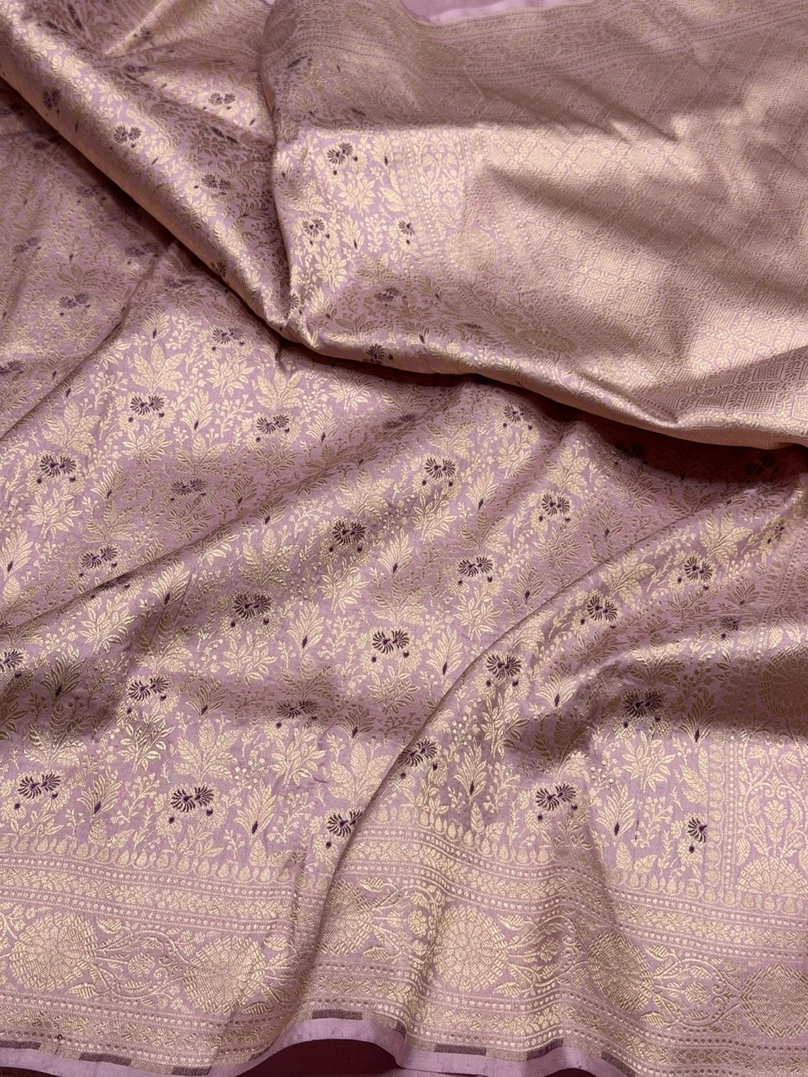 Banarasi Minakari Pure Katan Silk Brocade Saree