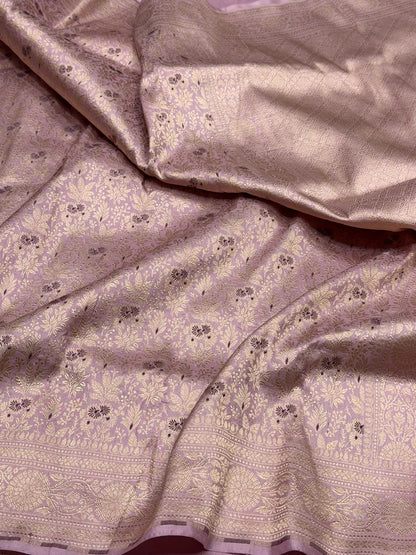 Banarasi Minakari Pure Katan Silk Brocade Saree