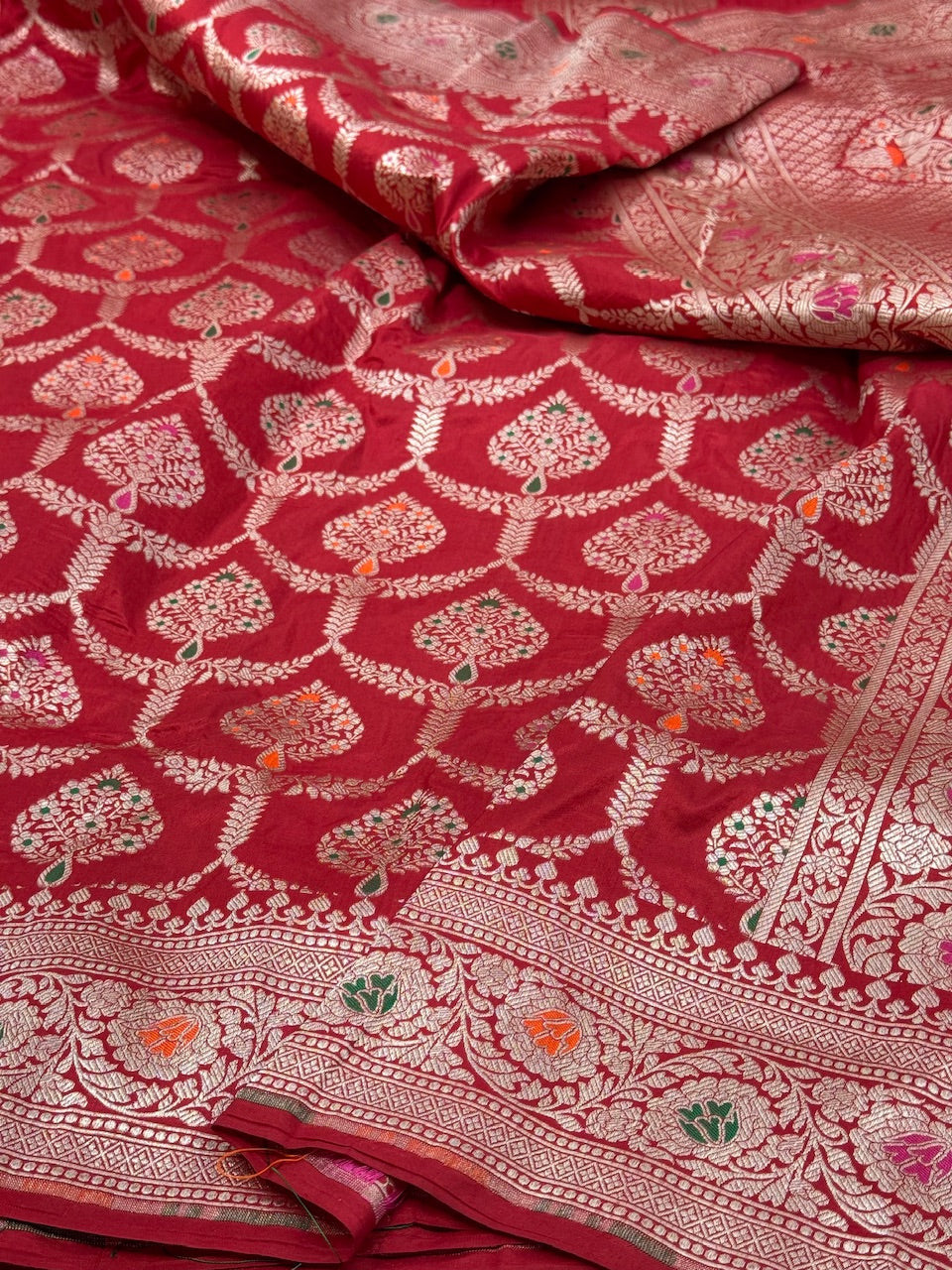 Banarasi Minakari Pure Katan Silk Saree