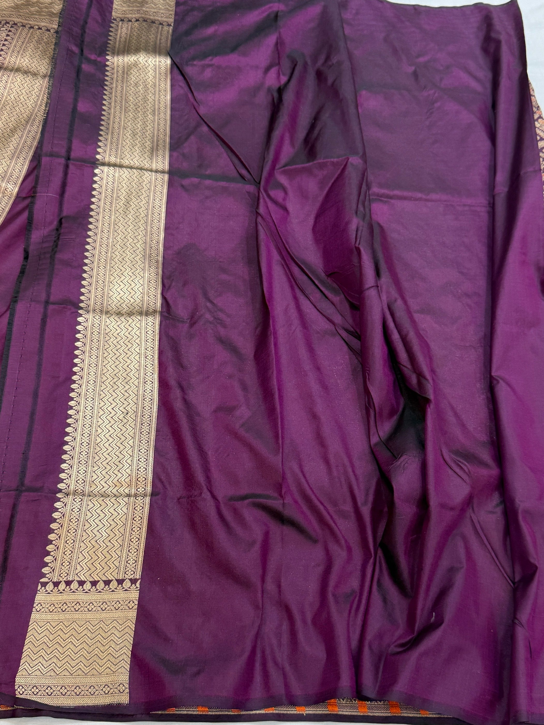 Banarasi Minakari Pure Katan Silk Brocade Saree ā Rich Traditional Brocade Weave
