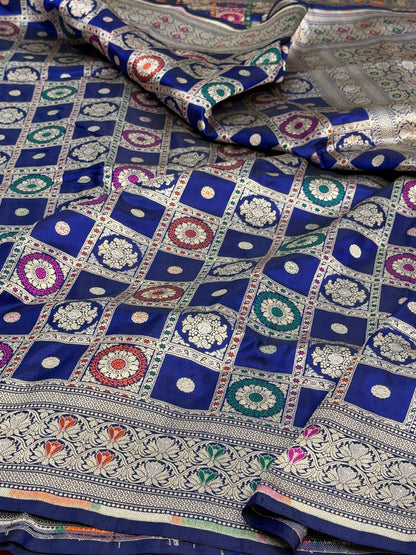 Banarasi Minakari Pure Katan Silk Saree