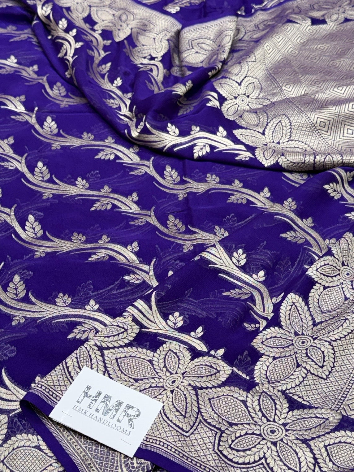 Banarasi Pure Chiffon Georgette Saree