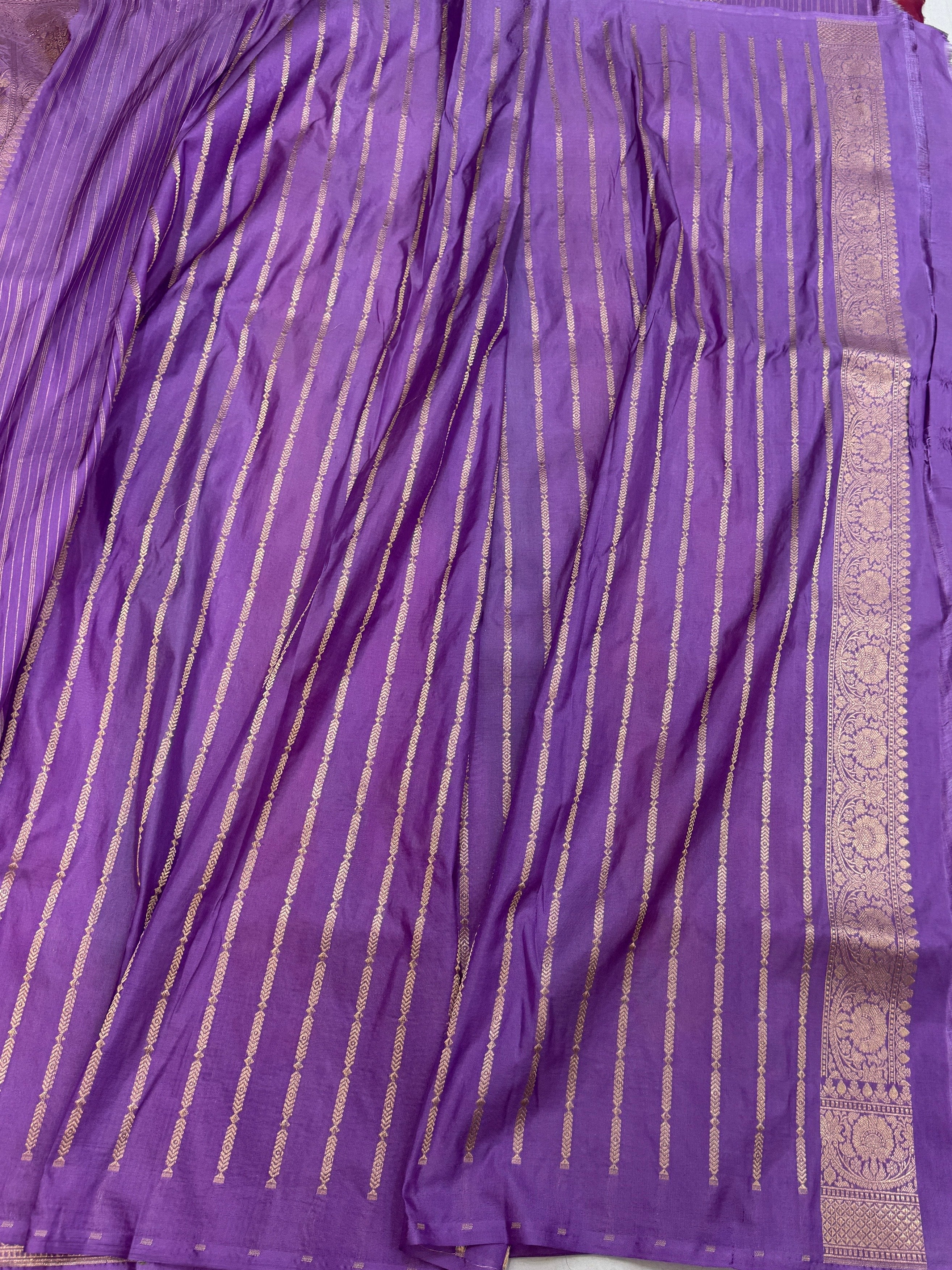 Multicolour Banarasi Pure Silk Saree – Cutwork Weave in 100% Pure Katan Silk