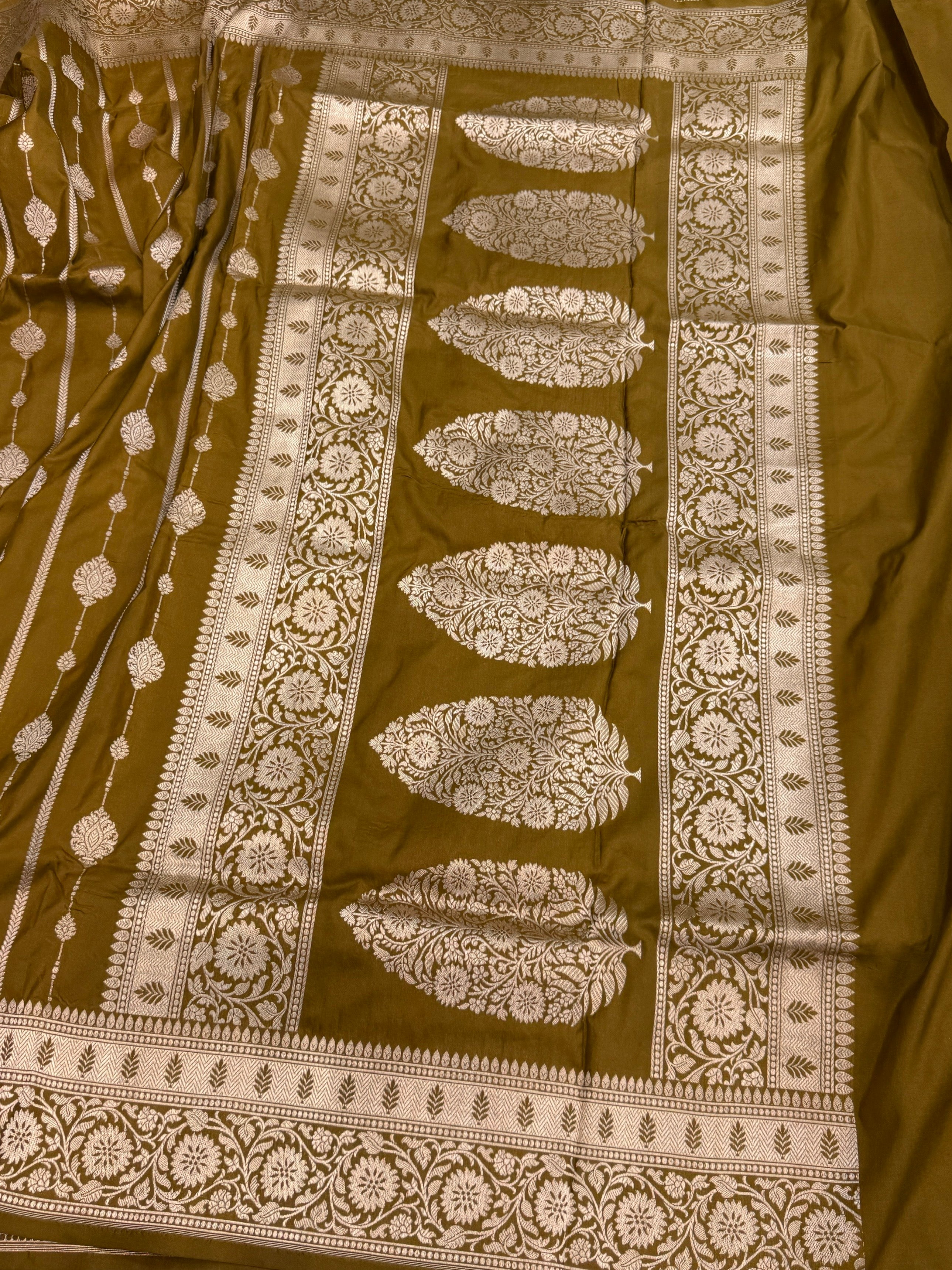 Banarasi Pure Katan Silk Saree | Pure Silk | Cutwork Technique | Banarasi Katan Silk Saree