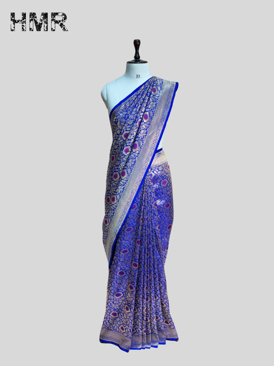 Minakari Pure Silk Brocade Saree