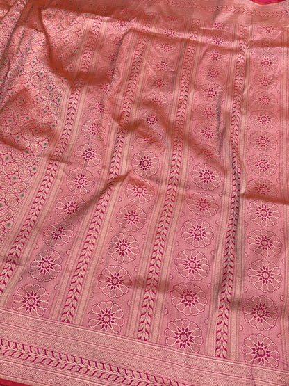 Banarasi Minakari Pure Silk Brocade Saree