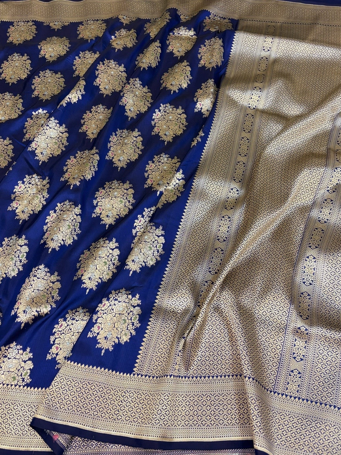 Banarasi Minakari Pure Katan Silk Saree