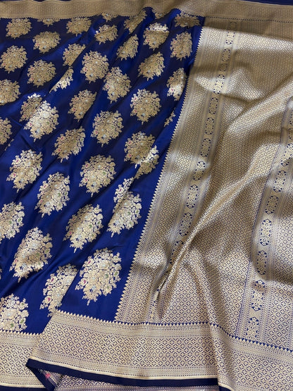 Banarasi Minakari Pure Katan Silk Saree