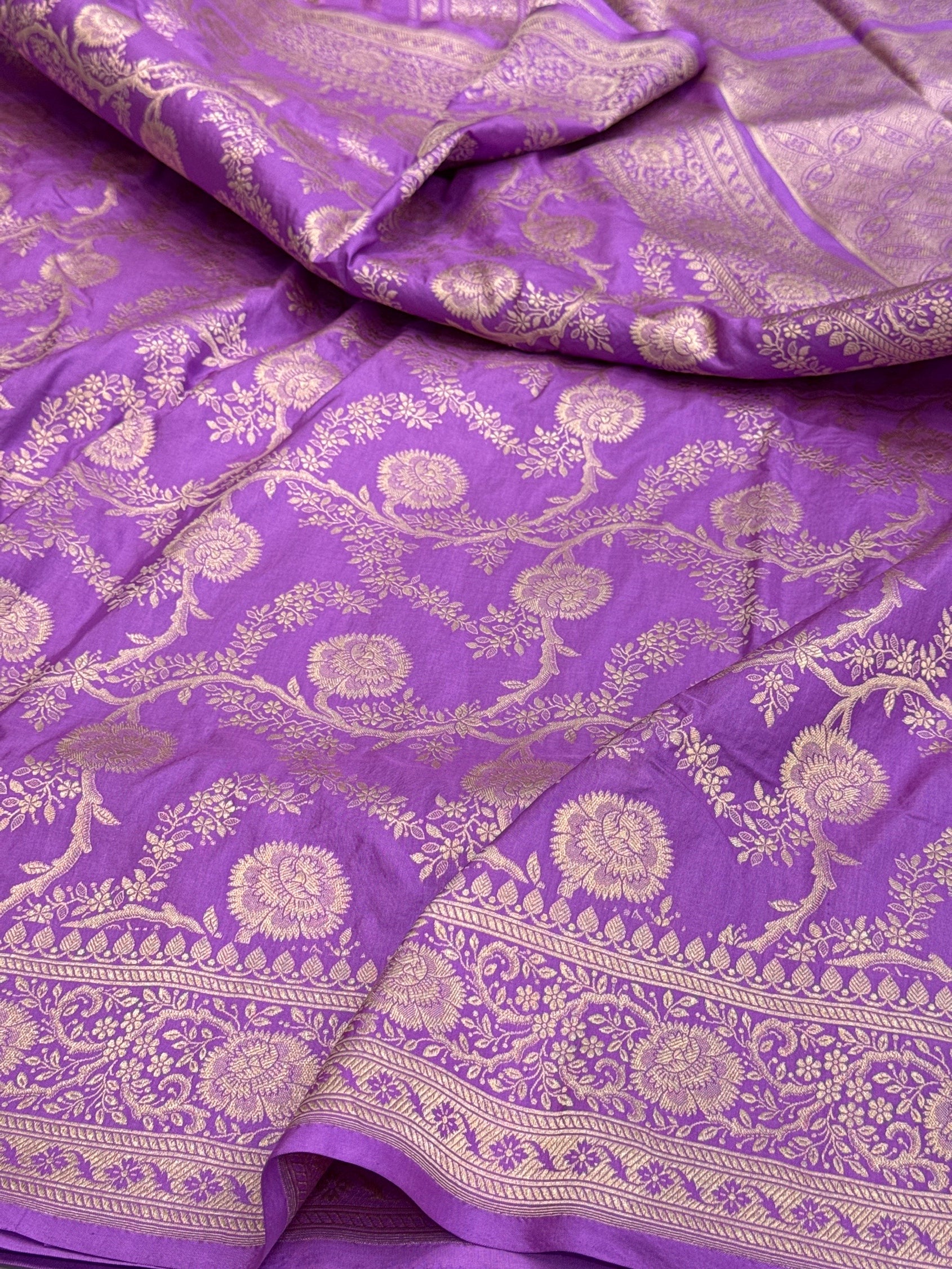 Banarasi Pure Katan Silk Saree | Pure Silk | Cutwork Technique | Banarasi Katan Silk Saree