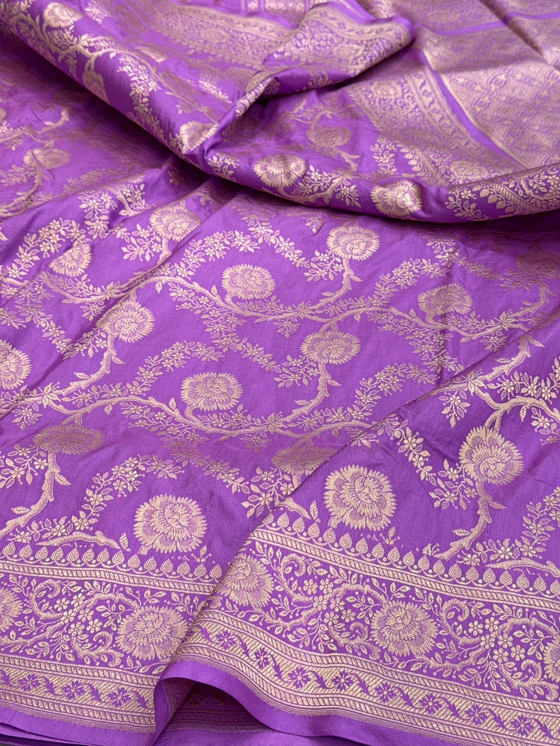 Banarasi Pure Katan Silk Saree | Pure Silk | Cutwork Technique | Banarasi Katan Silk Saree