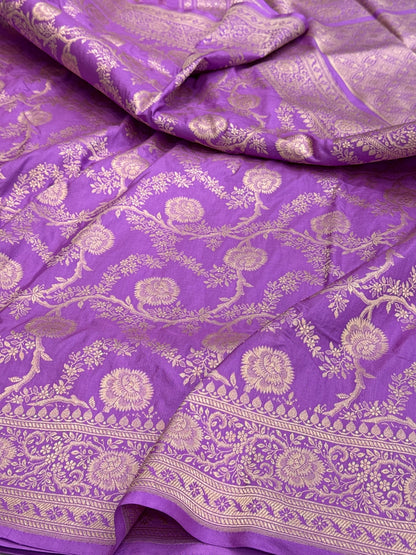 Banarasi Pure Katan Silk Saree | Pure Silk | Cutwork Technique | Banarasi Katan Silk Saree