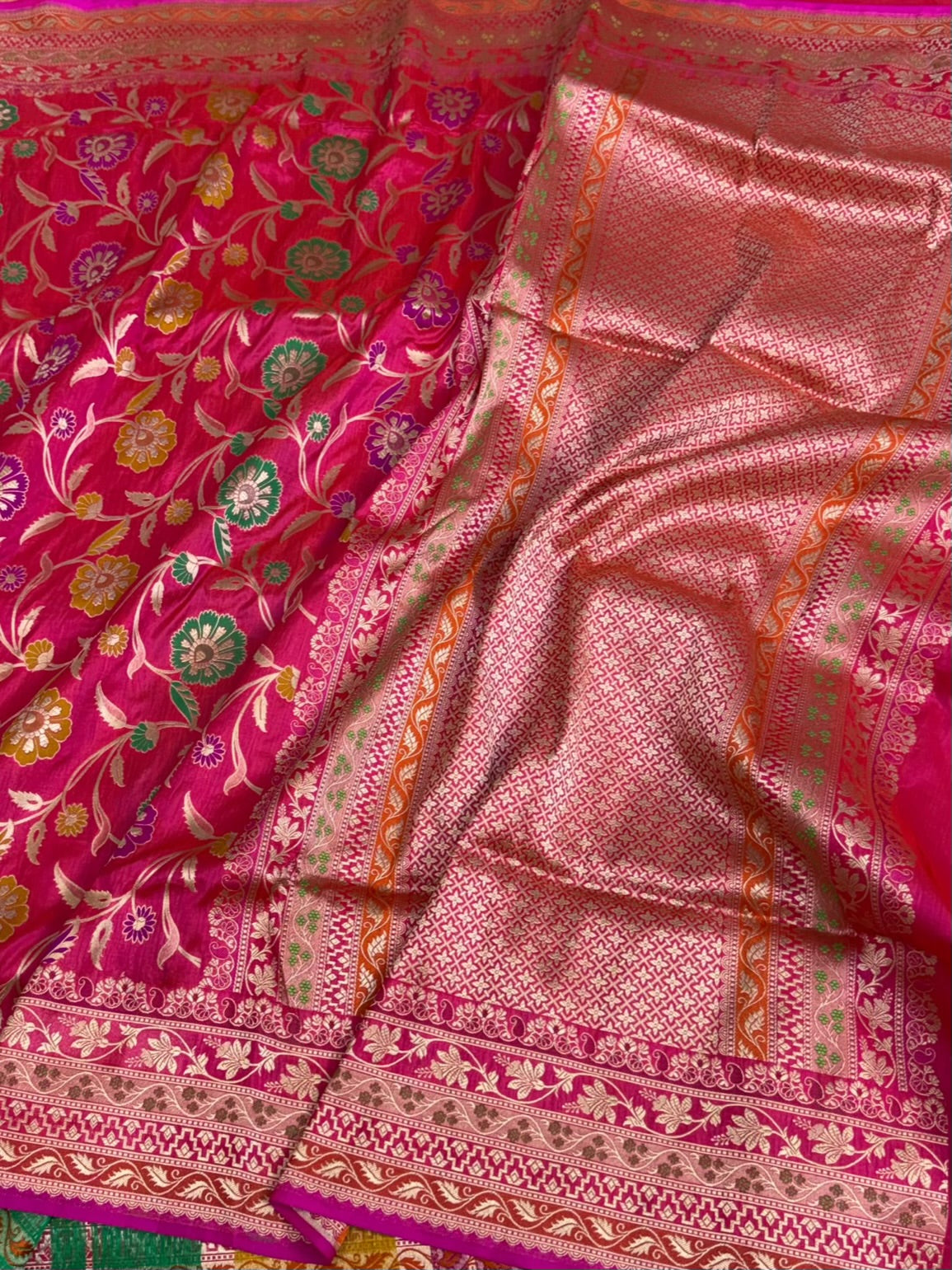 Banarasi Minakari Pure Katan Silk Saree