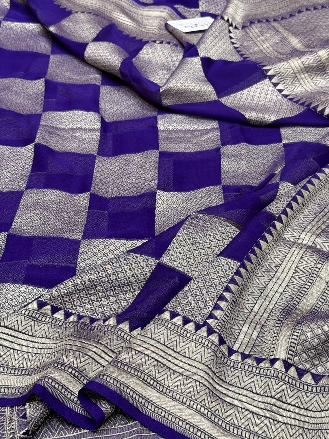 Banarasi Pure Chiffon Georgette Saree