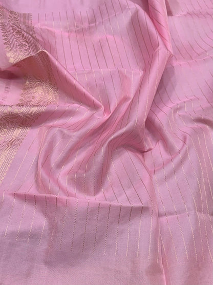 Pista Handwoven Pure Organza Silk Saree