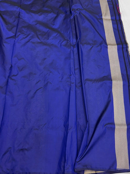 Banarasi Minakari Pure Silk Brocade Saree | 100% Pure Katan Silk Handwoven in Banaras