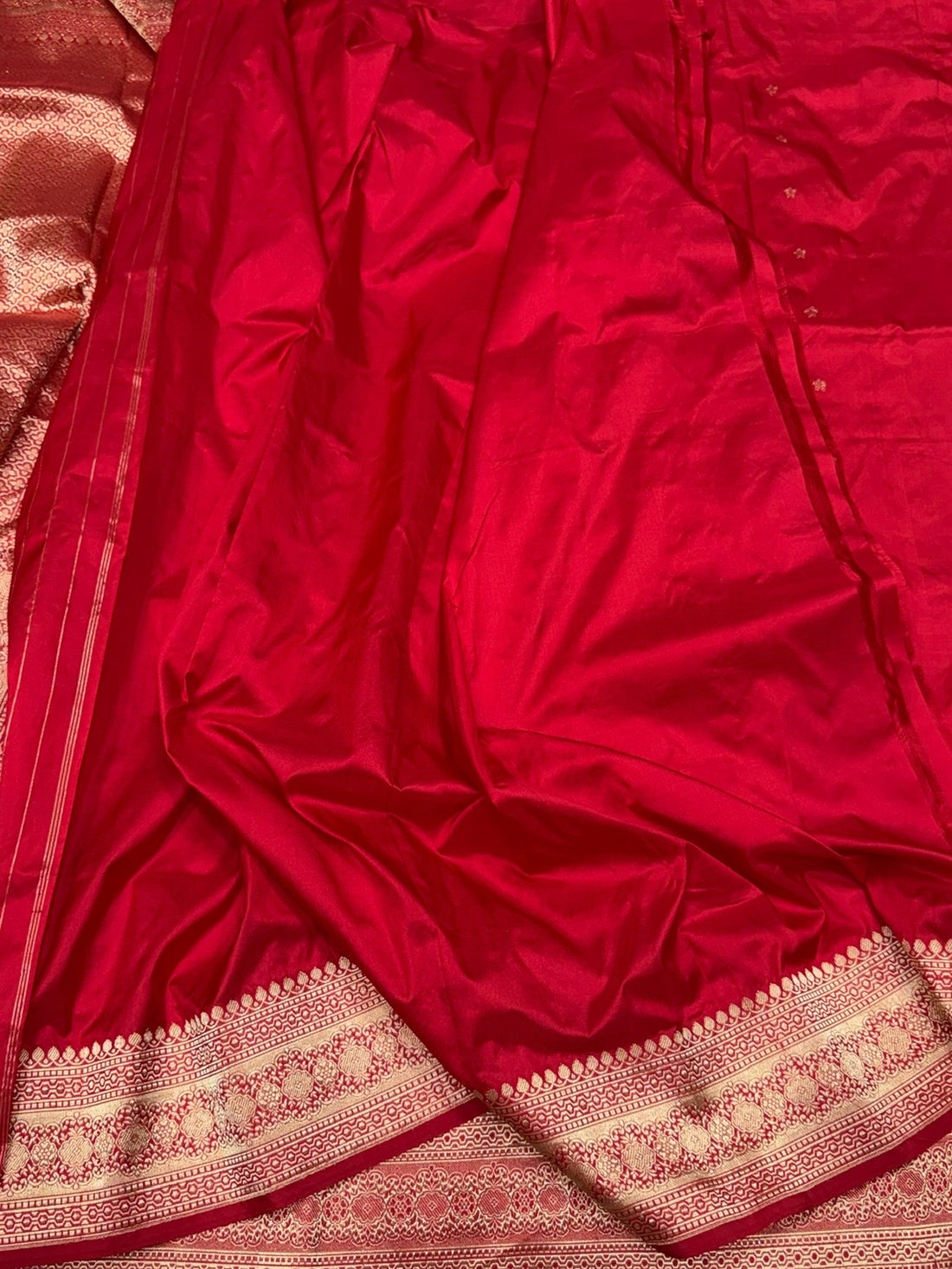Handwoven Vintage Chand Tara Pure Banarasi Silk Saree