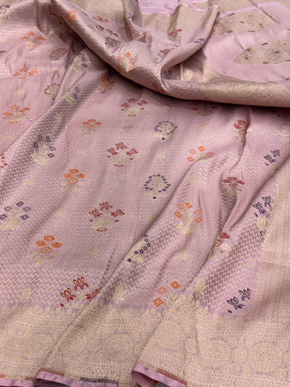 Banarasi Minakari Pure Silk Brocade Saree