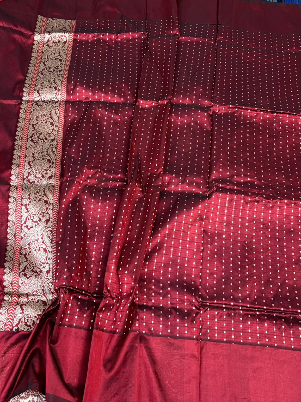 Royal Blue Handwoven Pure Banarasi Katan Silk Saree