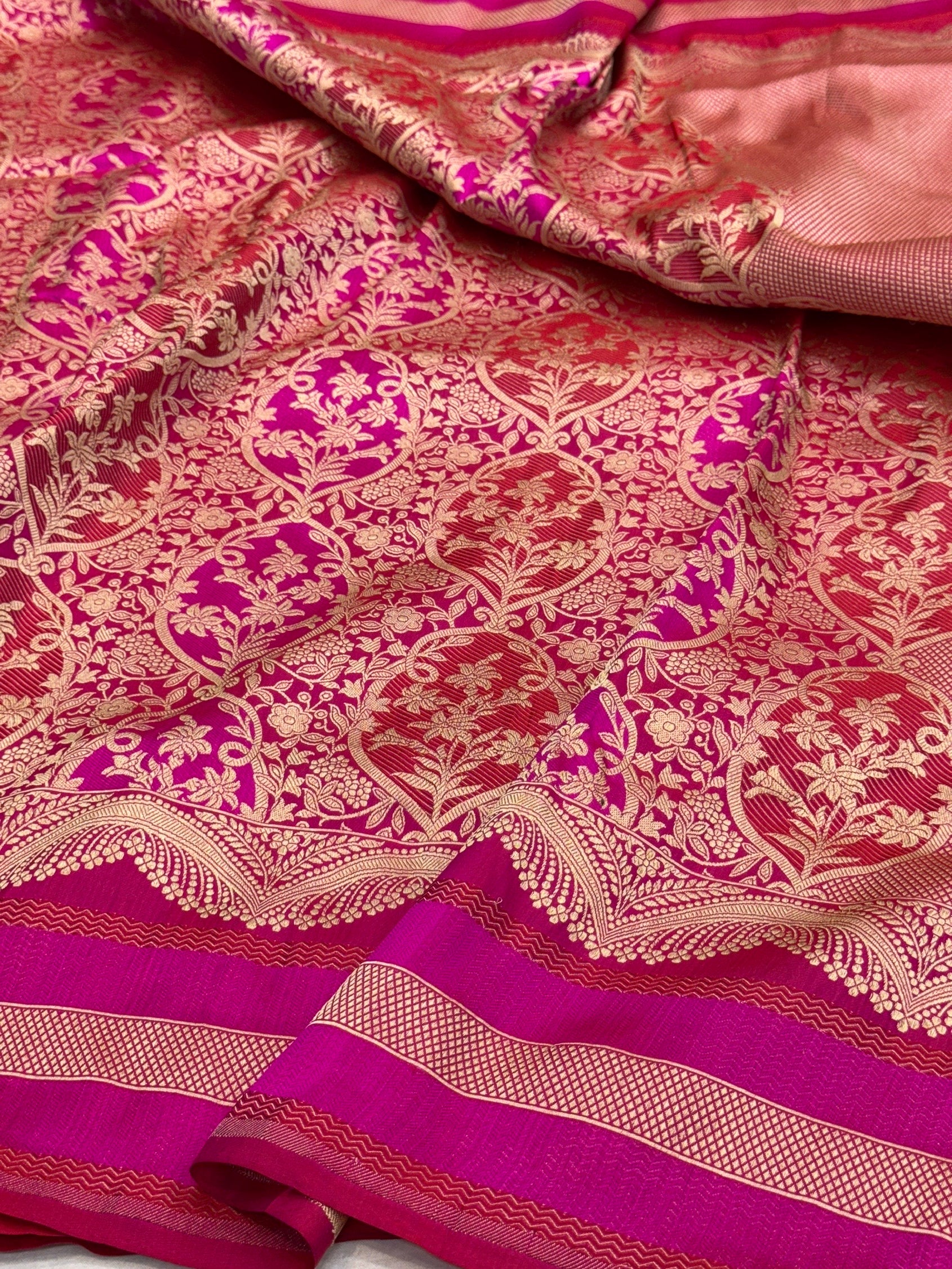 Banarasi Minakari Pure Silk Brocade Saree