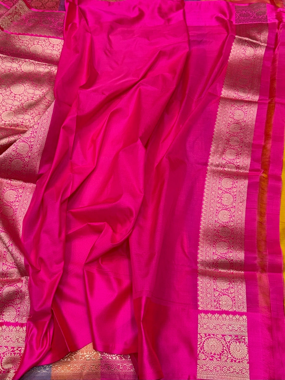 Multicolour Banarasi Pure Katan Silk Saree