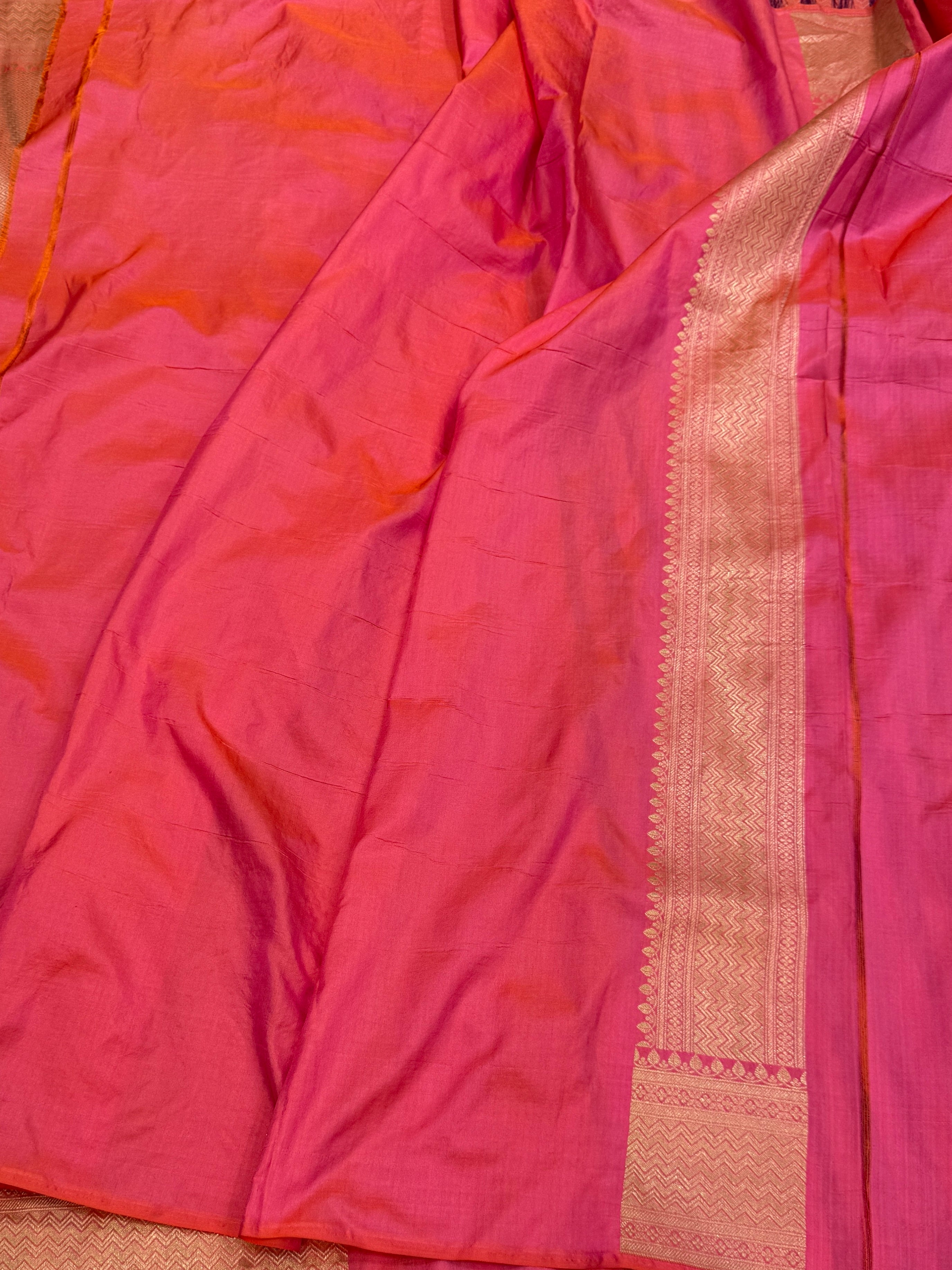 Banarasi Minakari Pure Katan Silk Brocade Saree – Rich Traditional Brocade Weave